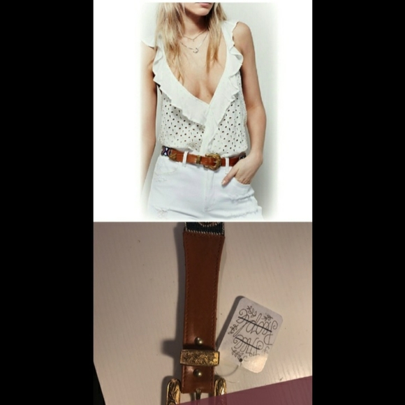 Free People Beaded Western Belt main image 7